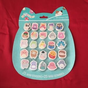 Squishmallows Mini Erasers Set